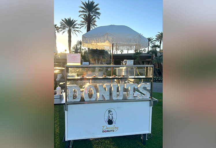 Mini donut Cart